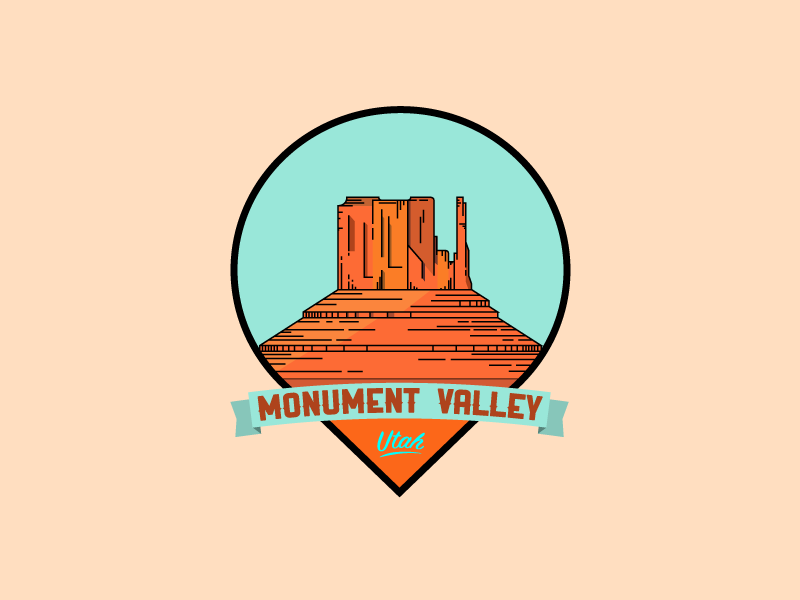 Monument Valley by Pierce Streiff on Dribbble
