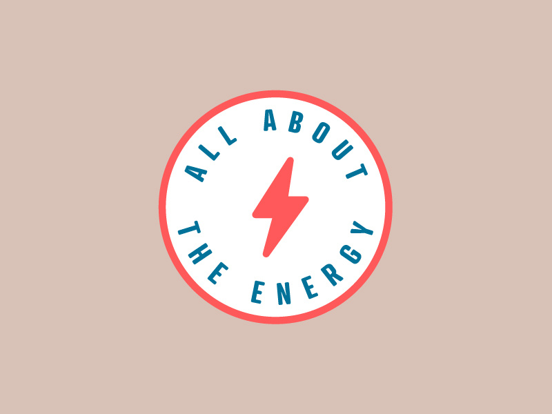 Embroidered Patch Idea energy bolt clean simple logo illustration design badge patch