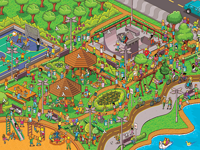 Weekend at the Park for Moderna's Children Book