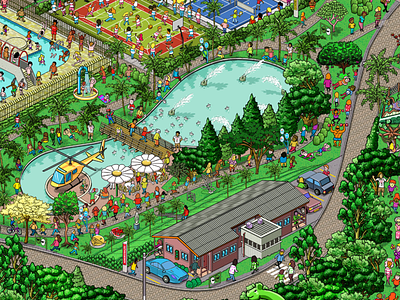 Sesc Itaquera's Park map - Swimming Pool