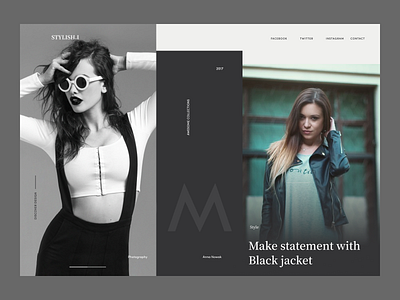 Fashion Landing Page Concept