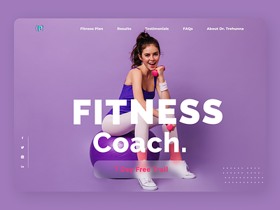 Fitness Coach Concept design