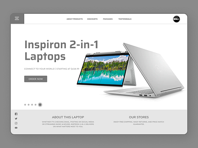 Laptop Lading Page