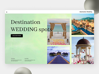 Wedding Spot Landing Page