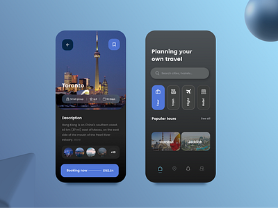 Traveling App app design contact design ui
