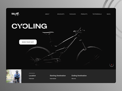 Cycle Web Design branding design landing page landing page concept ui