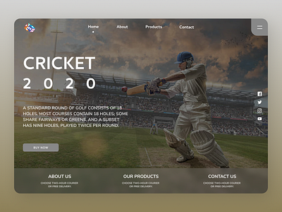 Cricket Landing Page