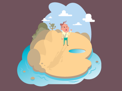 Little Island Man adobe art artwork character drawing illustration island little man vector