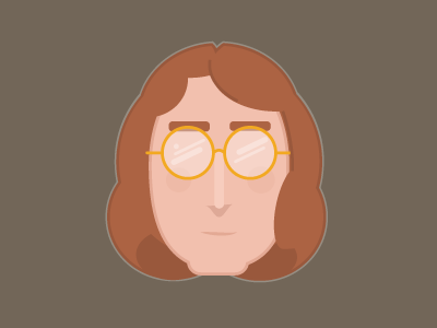 John Lennon Portrait adobe beatles illustration john lennon portrait vector