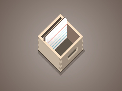 flashcard box flash card icon illustration