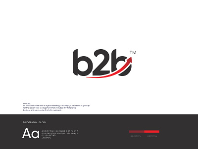 b2b - Logo Design brand identity branding logo logo design logomark logos logotype vector vector design