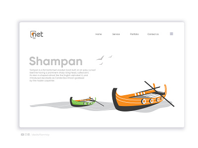 Shampan - Minimal Illustration illustration art illustrations landing page minimalist ui design uiux webpage design