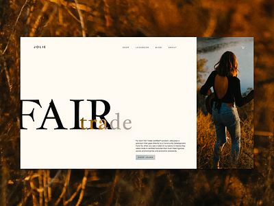 Jolie - Fair Trade Certified Lookbook Website