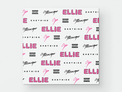 Ellie - Album Art album art album artwork branding cover design graphic design identity layout lettering music art typography