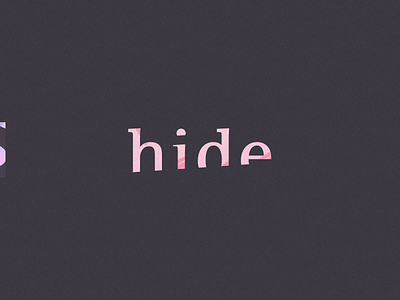 hide - Logo and Identity