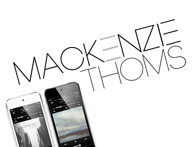 Mackenzie Thoms - Logo & Album Art album art american idol band branding logo rb recording artist