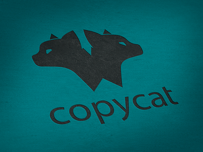 Copycat Logo branding cat clone copycat design identity logo