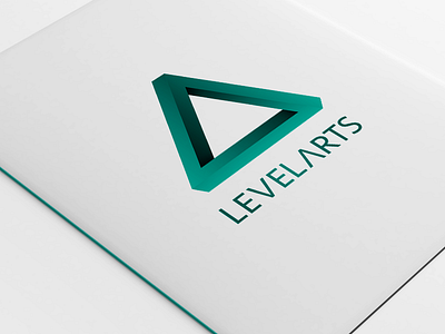 Level Arts Logo & Branding Package arts branding geometric identity level logo triangle