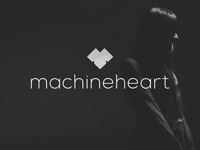 Machineheart Logo Concept artist band brand branding font heart logo m machine machineheart symbol