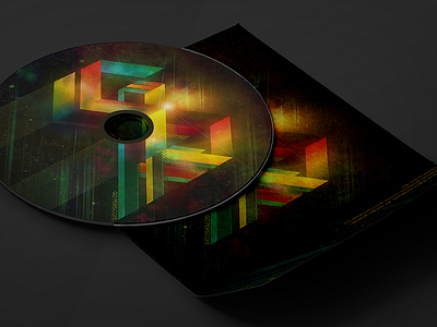 Album Art album album art band booklet digipack disc geometric music retro shapes sleeve space
