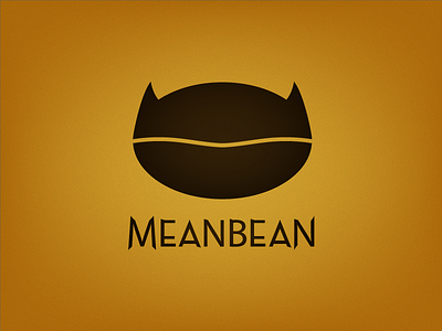 New Meanbean Logo bean branding cafe coffee custom type horns logo marketing mean