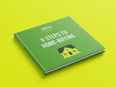 Home-Buying Book bank book credit union design ebook green grid mortgage typography