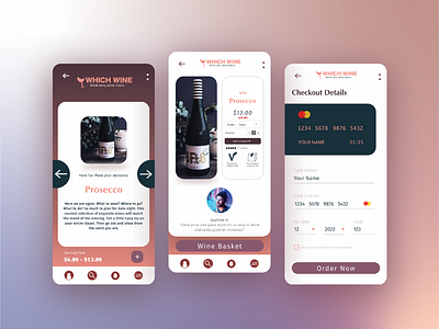 App for Wine Company app app design design designer ux wine