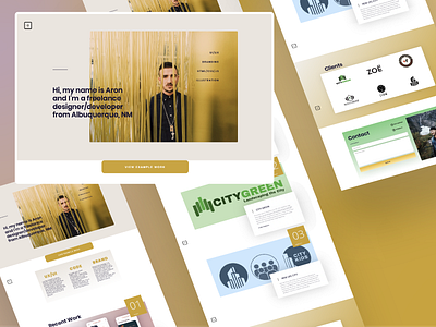 Personal Portfolio Webpage 2020 design designer portfolio ux web design web designer website