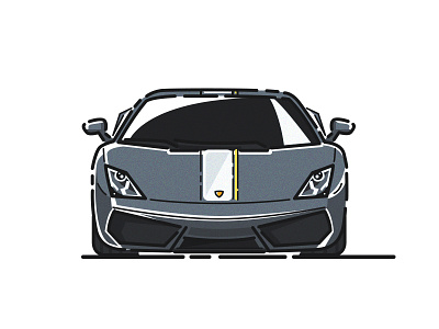 Lamborghini Gallardo Balboni car gallardo illustration lamborghini supercar