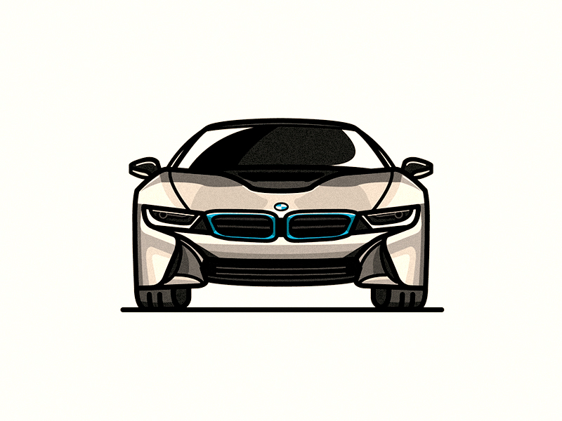 Как нарисовать bmw i8