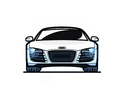 Audi R8 audi car illustration r8 supercar
