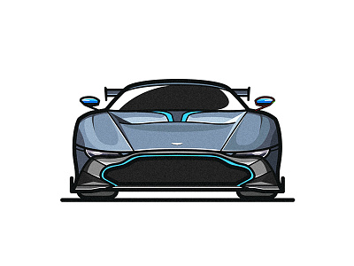 Aston Martin Vulcan aston martin car illustration supercar vulcan