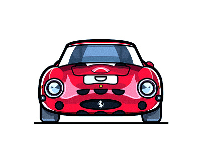 Ferrari 250 GTO 250 car ferrari gto illustration supercar
