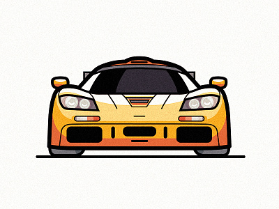 McLaren F1 car f1 illustration mclaren supercar