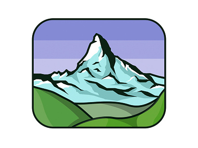 The Matterhorn alps illustration landscape matterhorn mountain