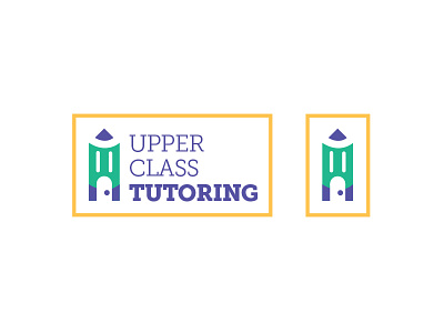 Upper Class Tutoring - Logos branding illustration logo tutoring
