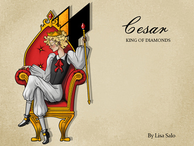Cesar - King of Diamonds cards cesar contreras character diamondg king