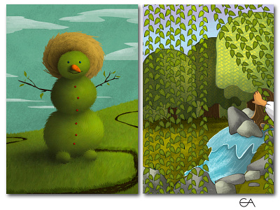 Imagination 4 card design cards character illustration