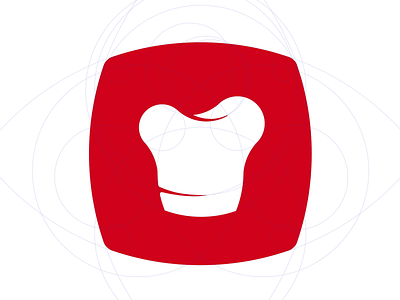 Menuist Logo chef cuisine logo red