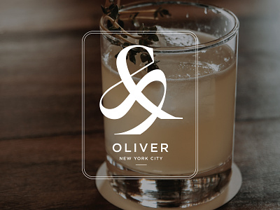&Oliver Cocktail House branding cocktails design drinks logo type typography