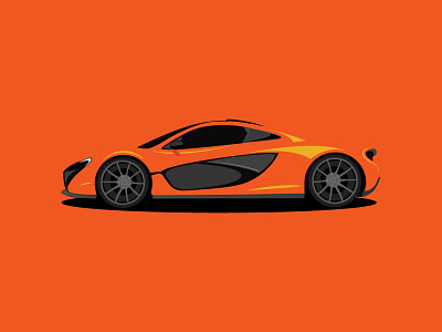 Camouflage McLaren P1 automotive cars illustration mclaren minimal supercar