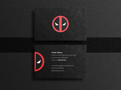 Deadpool business card