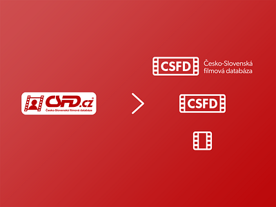csfd.cz logo redesign | 1/4
