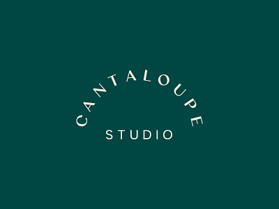 Cantaloupe Studio | Secondary Logo brand branding brandmark design fashion brand graphic design identity logo logotype mark visual identity