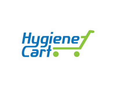 Hygiene Cart logo logo design flat icon branding