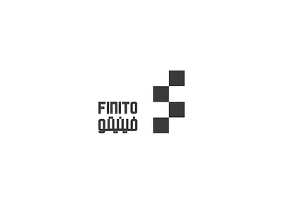 Finito arabic calligraphy arabic logo brand brand design branding flat graphic design icon illustrator italian logo logo design logotype
