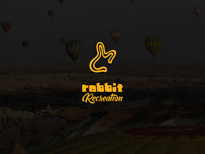 Rabbit recreation Logo brand brand design branding design flat graphicdesign icon idea illustrator logo design logoinspirations logotype rabbit logo vector yellow
