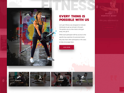 Let's get it fitness. Full design