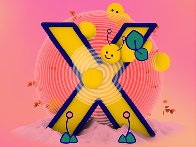 X for 36 Days of Type 2d 36days 36daysoftype 3d aftereffects ai bellapark branding c4d character concept design illustraion illustration lettering maxon motion design motiongraphic typogaphy vector