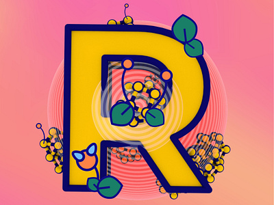 R for 36 Days of Type 2d 36days 36daysoftype 3d aftereffects bellapark branding c4d cinema4d concept design gradient graphic illustration lettering motiongraphic type